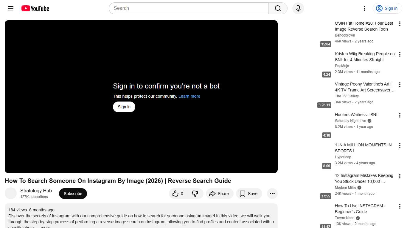 How To Search Someone On Instagram By Image (2026) | Reverse Search Guide - YouTube