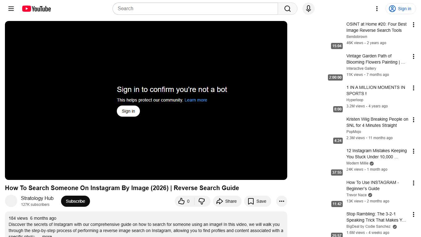 How To Search Someone On Instagram By Image (2026) | Reverse Search Guide - YouTube